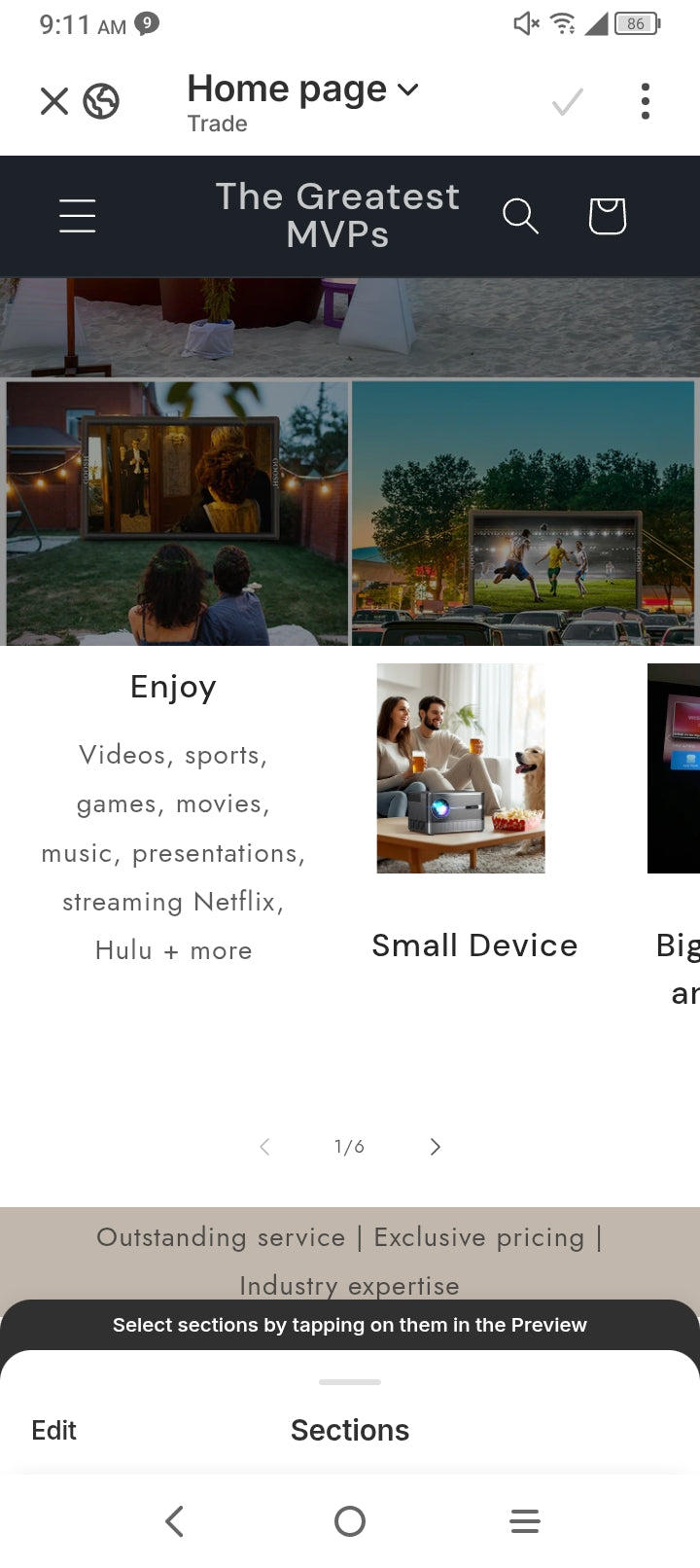 Assessories and Screens