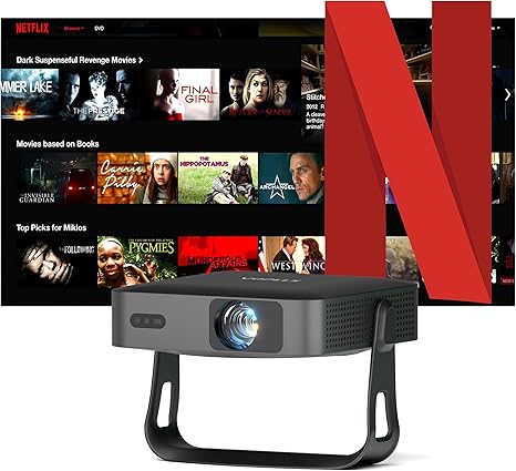Netflix Licensed 1080P Smart Mini Projector