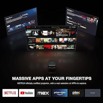 Netflix Licensed 1080P Smart Mini Projector