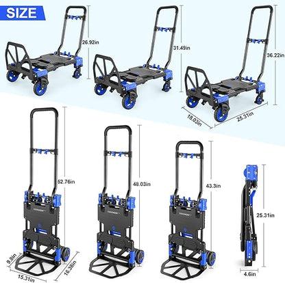 Foldable Portable Shopping Cart and Dolly