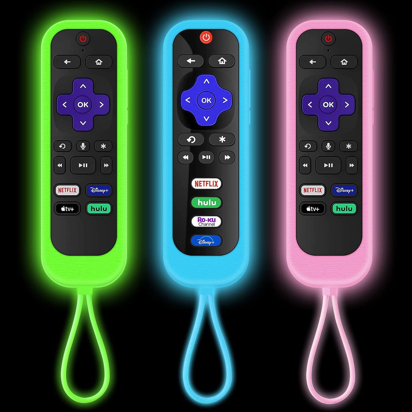 Glow-in-the-Dark Remote Control Cover
